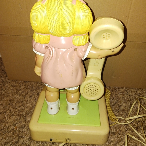 VINTAGE Cabbage Patch Phone w/ ORIGINAL Cords (A True GEM) - Picture 7 of 15